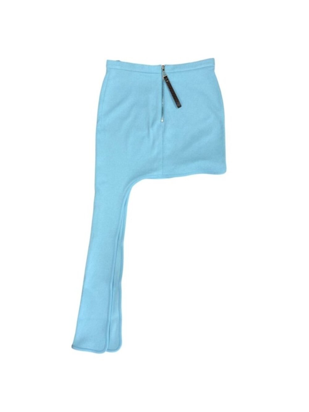Louis Vuitton Mini Skirt Asymmetry Rayon Nylon Light Blue